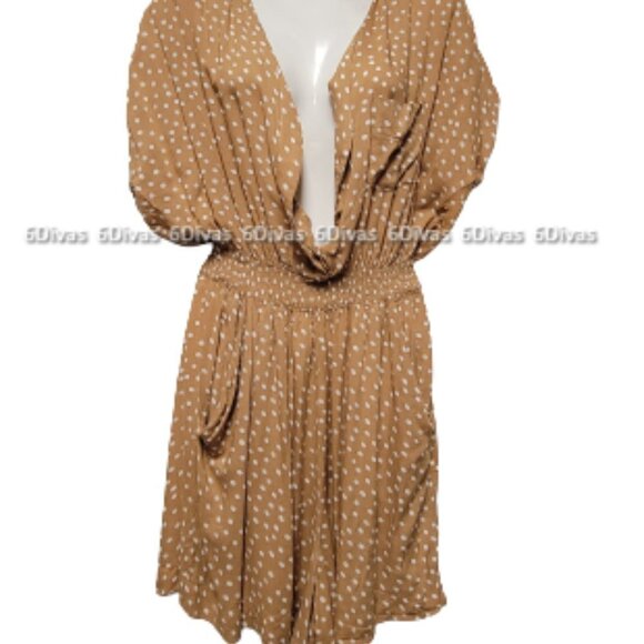 Romper Dress Polka Dot Dress Dress Size M - NEW! - Picture 5 of 15